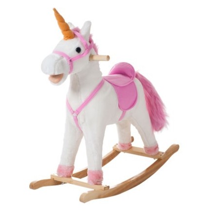 TOY TIME Toy Time Plush Rocking Horse - Ride-On Toy Unicorn 490051AXV